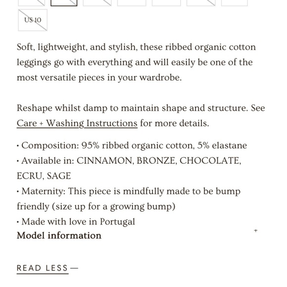 Nwt The simple folk ribbed leggings - Picture 2 of 7